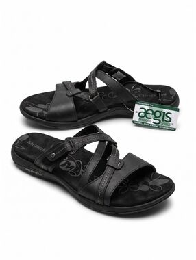 Merrell Black Gorpcore Walking Sandals Air Cushion NWT Women's 8